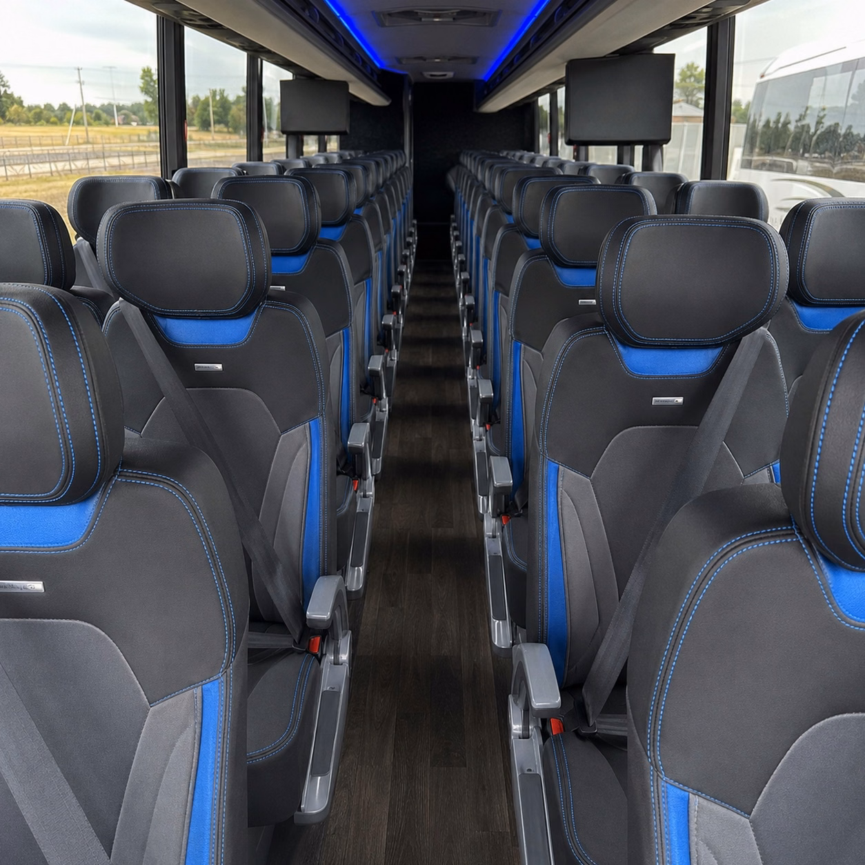 charter bus rentals for west palm beach weddings